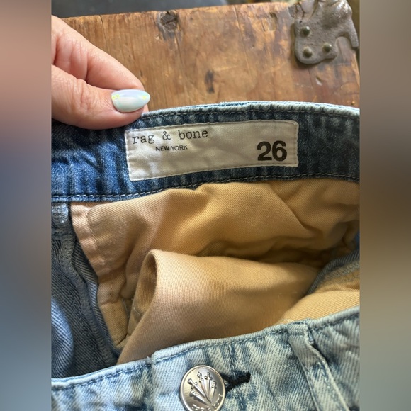 Rag and bone size 26 Featherweight Arianna Ankle Palazzo Jean - Picture 9 of 10